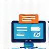 Icon showing management across digital devices