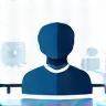 Icon representing strategic planning and goals